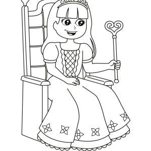 Princess Coloring page 3