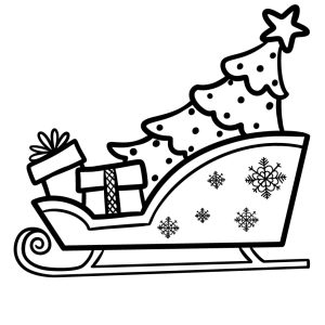 Christmas coloring page 3