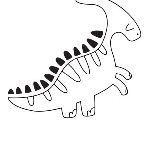 Dinasaur coloring page 2